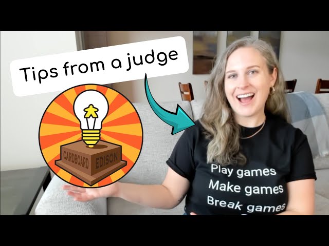 Watch this BEFORE submitting your board game to the Cardboard Edison Award