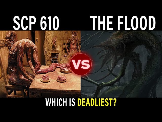 THE FLOOD vs. THE FLESH THAT HATES (SCP 610) -- Which is Deadlier? | SCP and Halo Lore