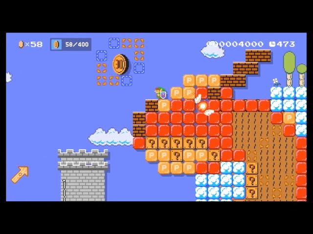 Mario Maker 2 SMB Sky Levels