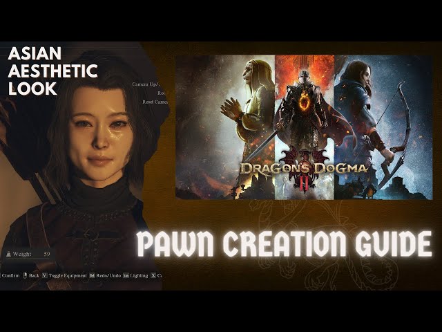 Dragon's Dogma 2 Pawn creation guide : Asian Aesthetic look