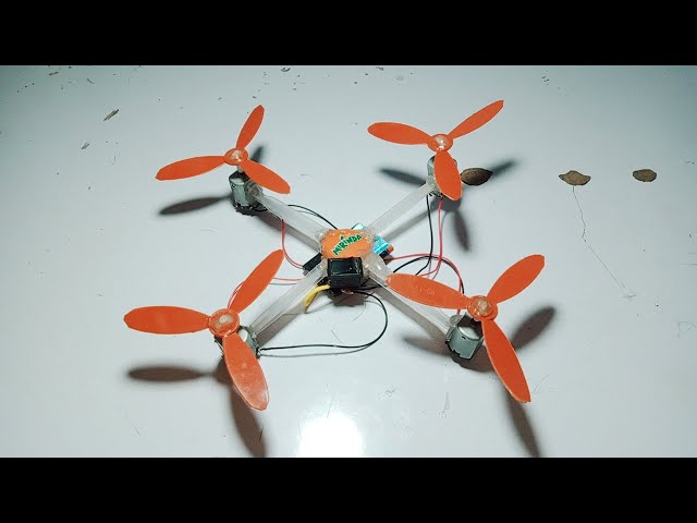 How To Make Drone At Home / How to make Quadcopter at Home #dronemotor #drone