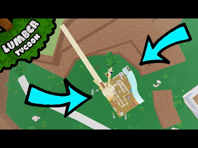 INSANE CATAPULT BASE in Lumber Tycoon 2!! (Roblox)