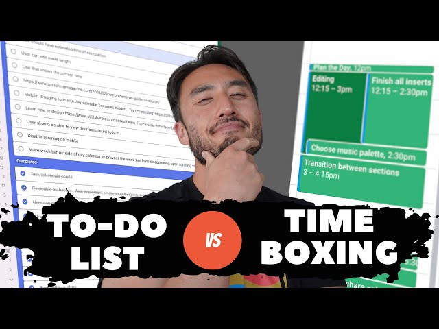 Timeboxing: The Simple Art of Planning and Managing Yourself (Time Blocking)