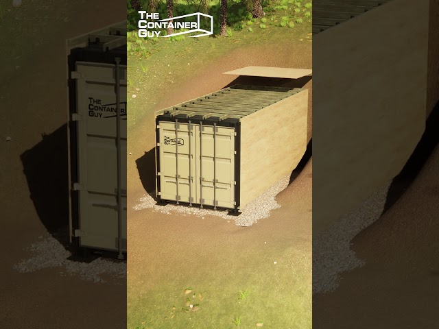 Concept: How To Bury a Shipping Container