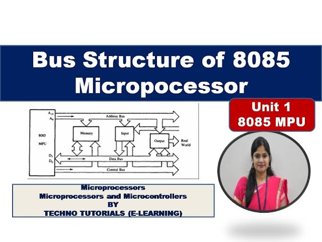 Unit 1 L8 | Address Bus | data bus | control bus | Bus Structure of 8085 Microprocessor