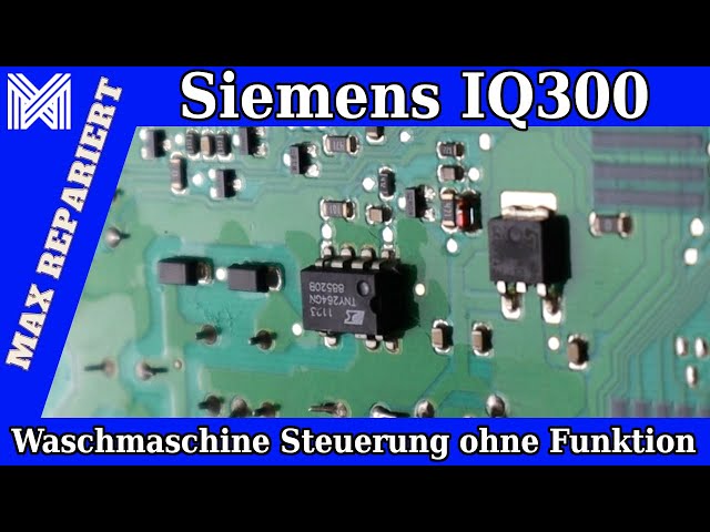 Siemens IQ300 Waschmaschine ohne Funktion, komplett tot