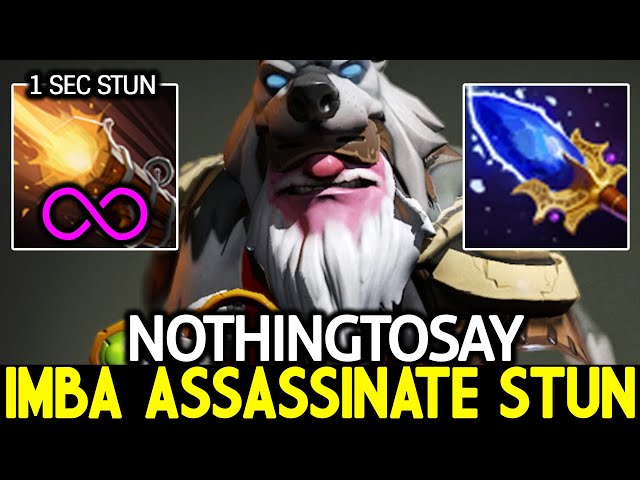 NOTHINGTOSAY [Sniper] Imba Assassinate Stun with Scepter Build Dota 2