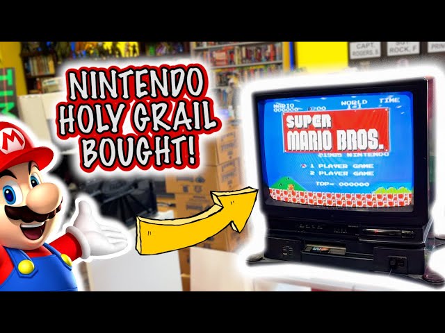 This Rare TV has a BUILT IN NINTENDO CONSOLE!