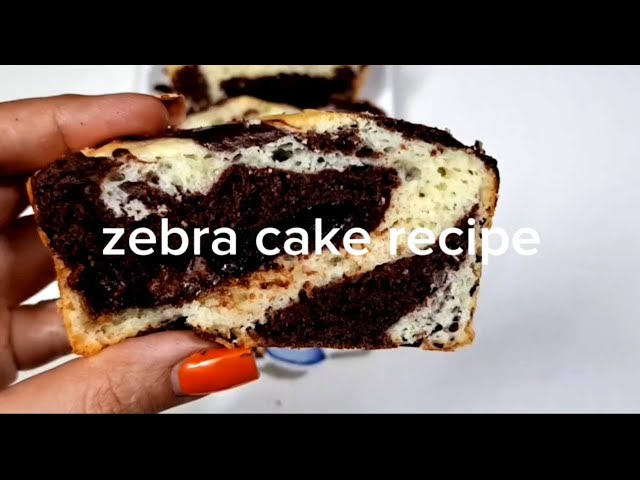 how to make zebra cake at home