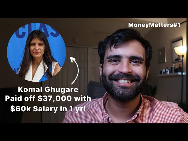 paying off 37k with 60k salary in 1 yr | MoneyMatters#1