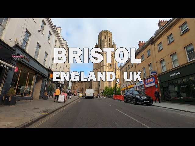 Bristol, England, UK - Driving Tour 4K