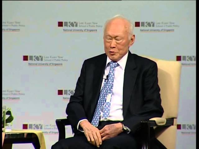 LKY School 5th anniversary Q&A session with Mr Lee Kuan Yew