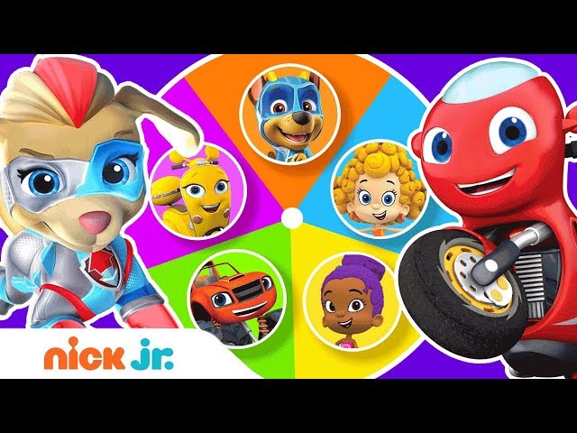 Guess the Missing Colors w/ PAW Patrol Mighty Pups & Bubble Guppies 🌈 | Color Games | Nick Jr.