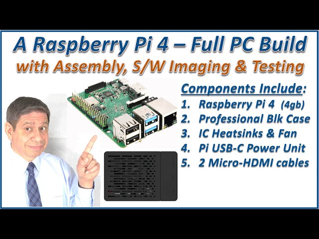 RASPBERRY PIE PERSONAL COMPUTER BUILD: Including a Pie, Pro Case, Ext. Power Supply & Accessories