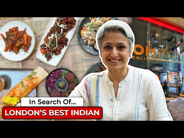 LONDON'S BEST INDIAN - Omnom - Episode 14 - A Vegan - Vegetarian Indian restaurant!