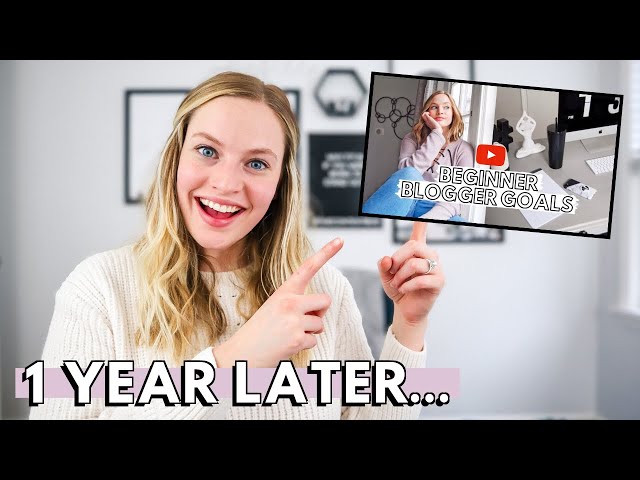 RECREATING A VIDEO I MADE A YEAR AGO: 6 Practical Goals To Set As A New YouTuber 2020