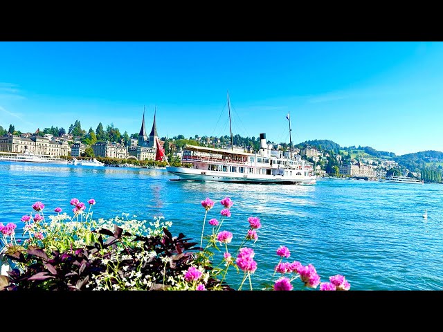 Beautiful sunny day in Luzern Switzerland 🇨🇭 Lucerne _ Top Travel Destination