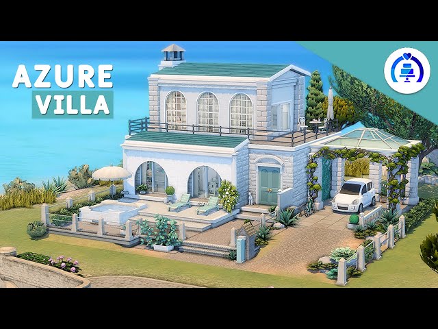 🌊💍 Azure Villa for Lovers | No CC | The Sims 4: My Wedding Stories | Stop Motion Build