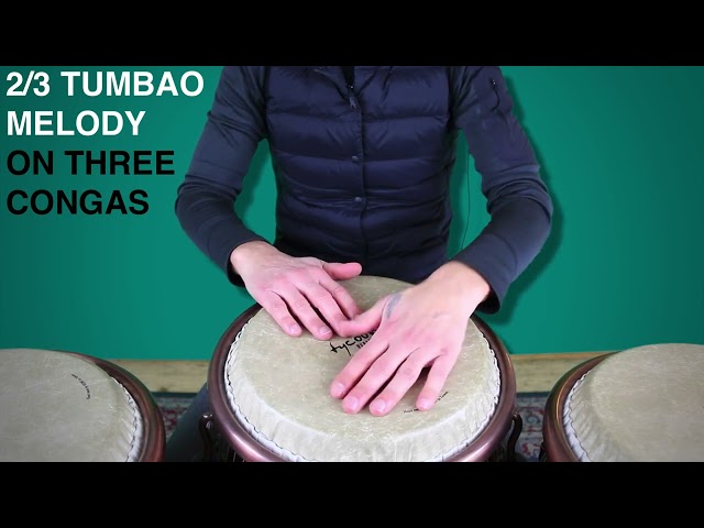 Video Congas 10: Another Congas Pattern on 3 Drums