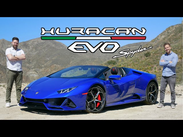 2020 Lamborghini Huracan Evo Spyder Review // Suns Out Guns Out