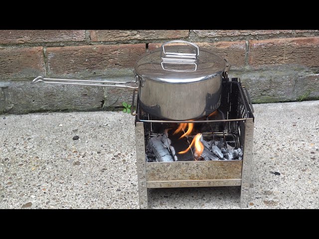 MOTORCYCLE CAMPING off the Grid? Introducing Wingmans new firebox stove kit! Camp cooking!