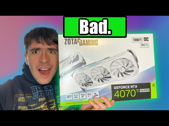 Are Zotac GPUs actually that Bad? || RTX 4070 Ti Super Trinity OC