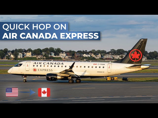 TRIPREPORT | Air Canada (ECONOMY) | Boston - Montréal | Embraer 175