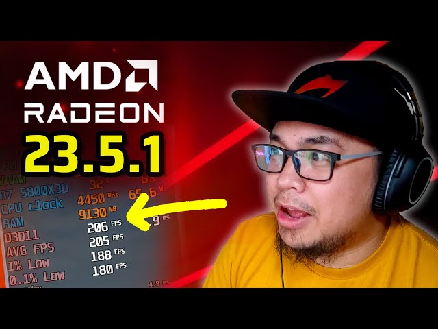 AMD 23.5.1 Drivers - Better VRAM and RAM usage... Sometimes.