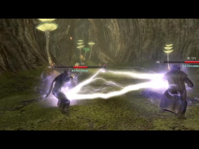 Skyrim Battles - Thoron vs. Electromancers, Dragon Priest, Zahkriisos, and more