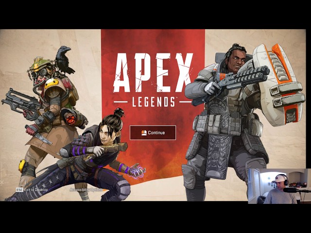 Playing Apex Legends