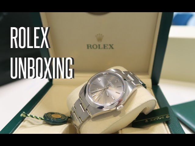 Rolex Unboxing - 2015 Oyster Perpetual Ref 114300