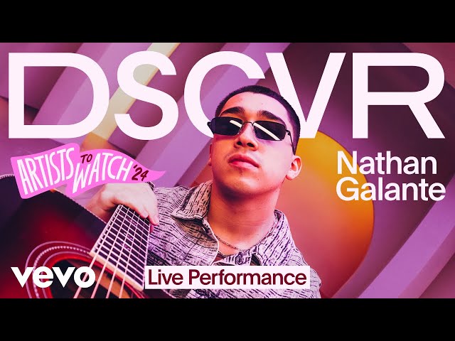 Nathan Galante - Cómo Ves (Live) | Vevo DSCVR Artists to Watch 2024