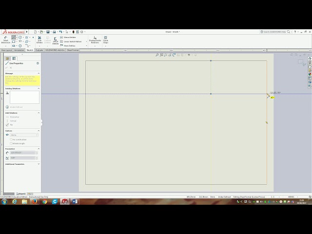 How to Create a Drawing blank SolidWorks 2017
