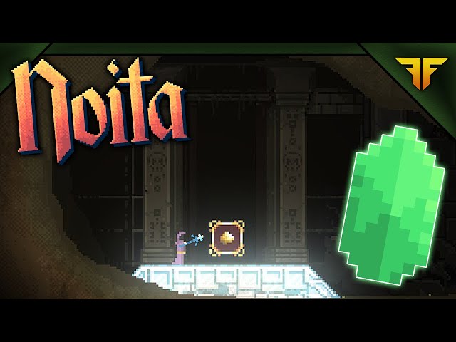 Completing the Curse of Greed challenge run in Noita