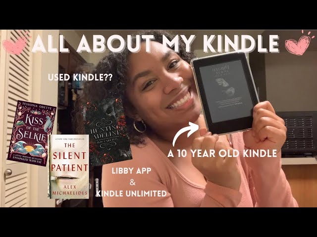 I BOUGHT A 10 YEAR OLD KINDLE! My thoughts + talking about the Libby app & My kindle unlimited TBR✨