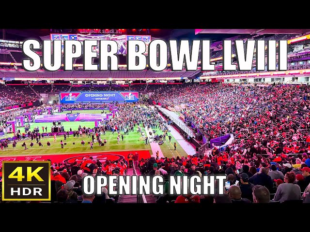 Super Bowl LVIII Opening Night Walk - Feb 2024 - Las Vegas, Nevada