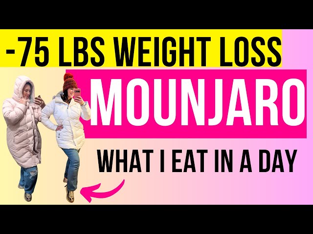 -75lb MOUNJARO WEIGHT LOSS: What I Eat Mounjaro // LMNT Electrolytes Tirzepatide Weight Loss