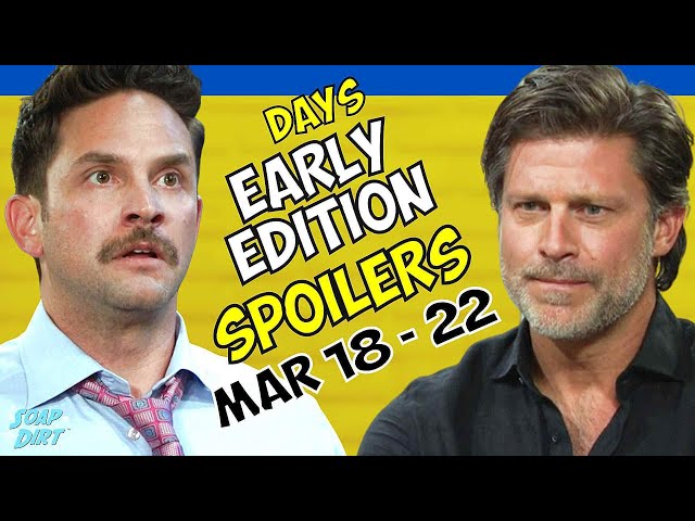 Days of our Lives Early Weekly Spoilers: Stefan's Arrested & Eric Suspicious! #dool #daysofourlives