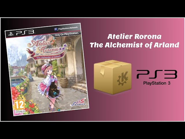 Atelier Rorona The Alchemist of Arland PKG PS3