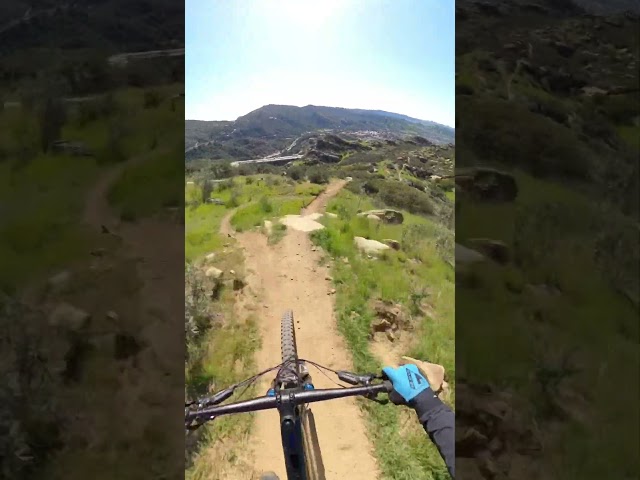 #pov riding a Specialized Turbo Levo Comp down this epic SoCal MTB trail⚡️#shorts