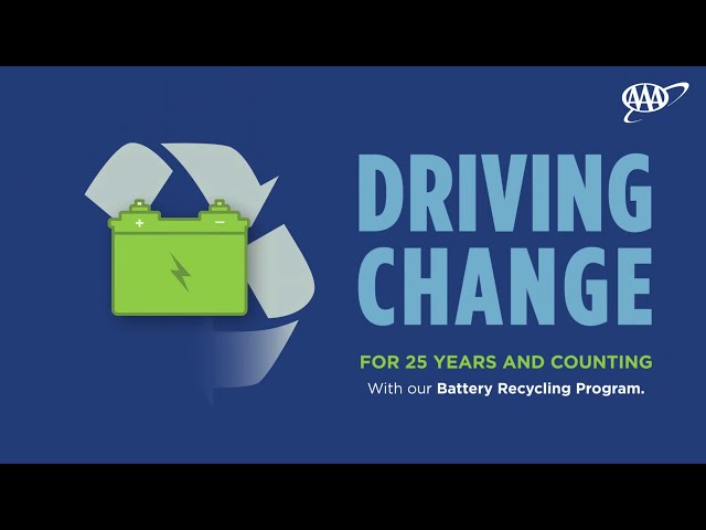 AAA celebrates Earth Day with over 30 million car batteries recycled!
