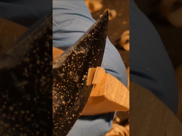 Satisfying Wood Carving a Fish 🐟 ASMR