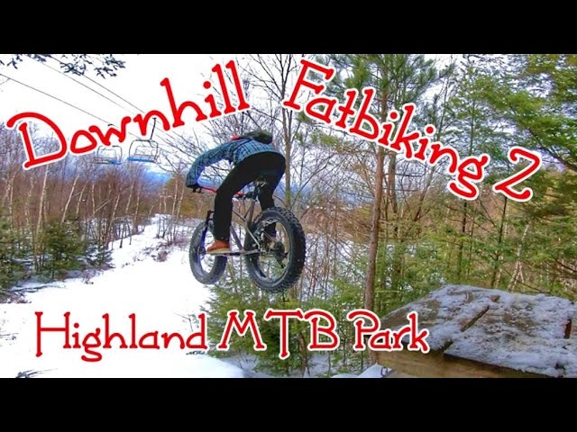 Biggest Drops We've ever hit on Fatbikes: Downhill Fatbiking 2 at Highland MTB Park