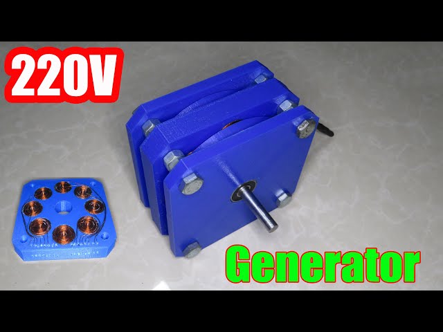 How to make 220V Generator at low RPM