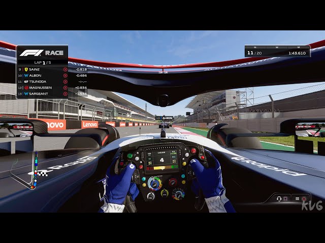 F1 23 - Scuderia AlphaTauri AT04 - Cockpit View Gameplay (PS5 UHD) [4K60FPS]