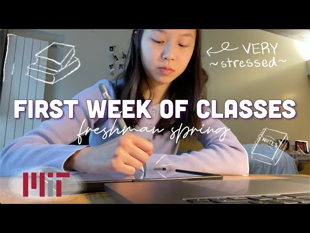 college vlog: first week of classes, bootcamp, dining hall food // MIT freshman spring