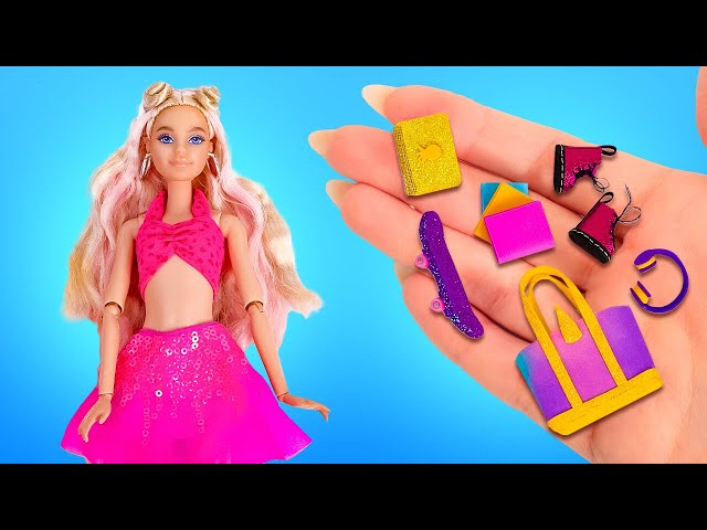 Cute Back To School Doll Crafts 🎧📚🎒