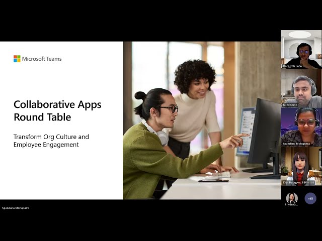 Collaborative Apps Round Table (CART) - Transform Org Culture and Employee Engagement - Dec '23