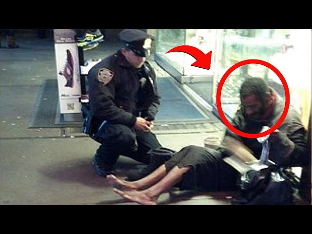 A Cop Gives His Shoes to A Beggar On The Street, Little Did He Know Who He Really Was
