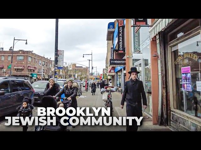 Walking Hasidic Jewish Community of Brooklyn : 13th Avenue, Borough Park, NYC